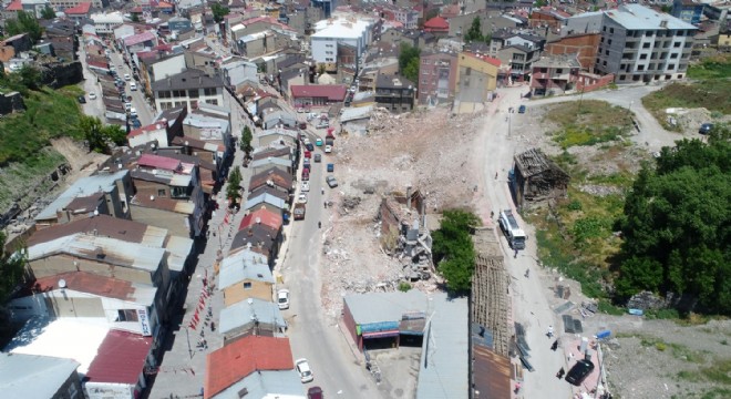 Erzurum Kevelciler'de Kentsel Dönüşüm Yıkımları Başladı