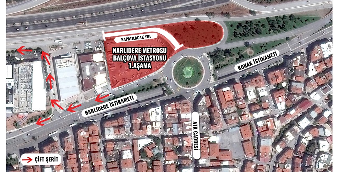 Balçova Metro İstasyonu Çalışmaları Başladı