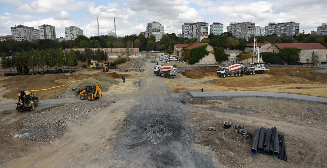 Bakırköy Baruthane Arazisinde Millet Bahçesi İnşaatı Başladı