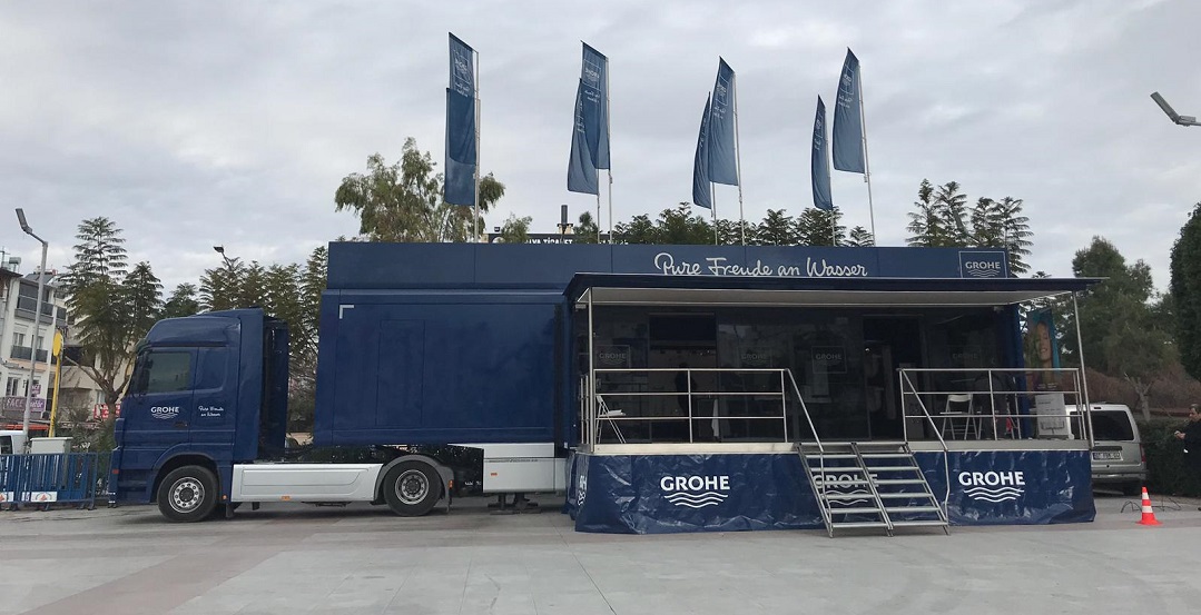 Grohe TIR'ı Unicera Fuarına Katılacak