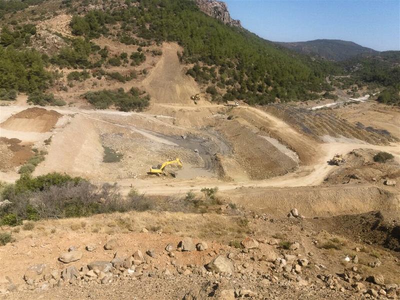 Karaburun Karareis Barajı’nda Çalışmalar Devam Ediyor