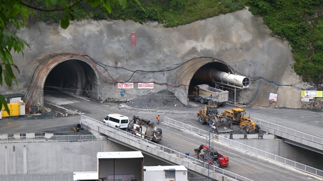 Yeni Zigana Tüneli İnşaatının Yüzde 61'i Bitti