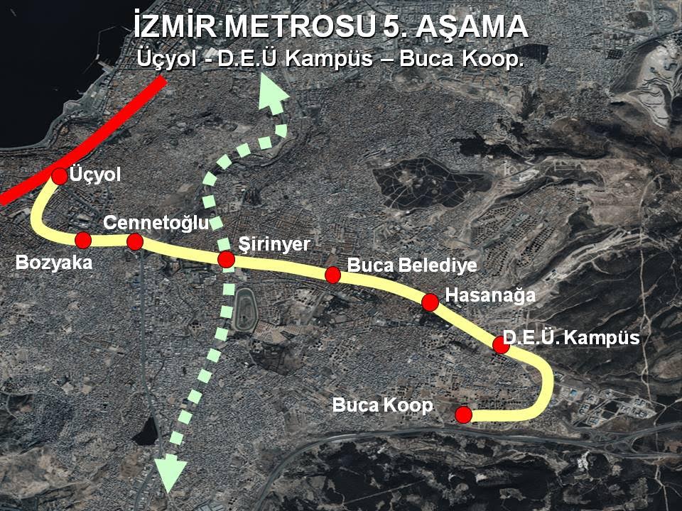 Buca Metrosunda Güzergah Uzatıldı