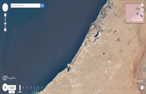 Dubai'nin Uydu Görüntüleriyle 32 Yıllık Değişimi
