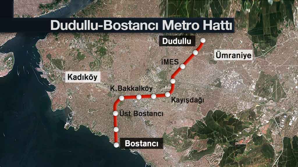 Dudullu-Bostancı Metrosu 2021'de Açılacak