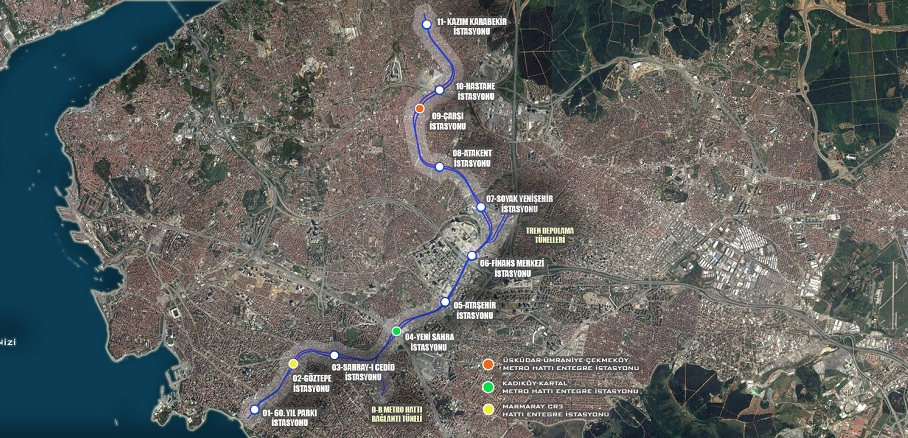 Göztepe Ümraniye Metro Hattı 2022'de Açılacak?