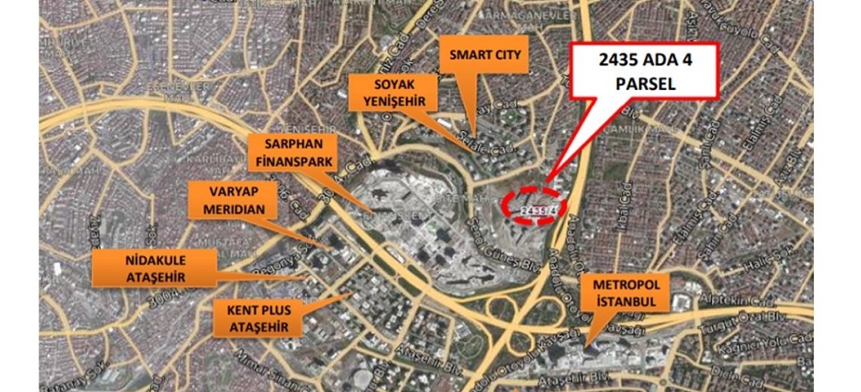 Sinpaş GYO Ümraniye'deki Arsasını 55 Milyon TL'ye Sattı