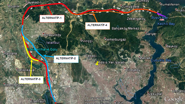 3.Köprü-3.Havaalanı-Halkalı Demiryolu'nun ÇED Süreci Başladı