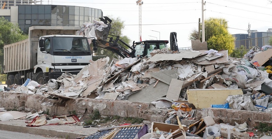 Konak'ta Molozla Mücadelede Yeni Önlemler