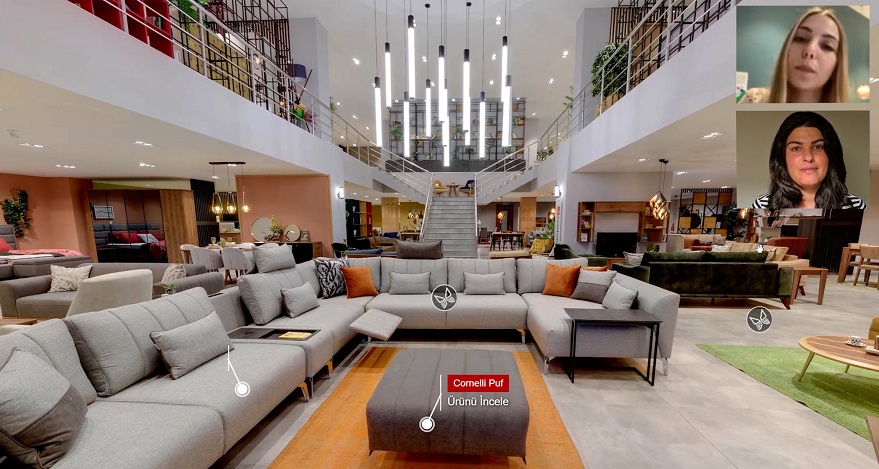 Kelebek Mobilya'dan Canlı Bağlantı İle Evinizi Tasarlama Fırsatı