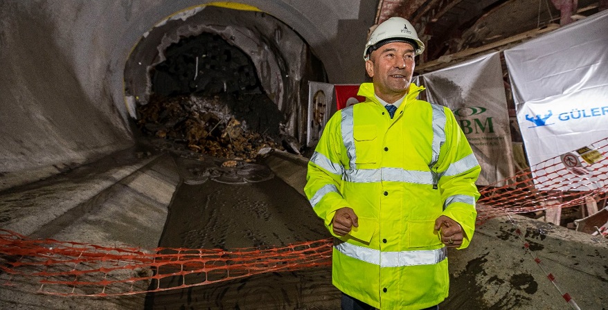 Narlıdere Metrosunda Tünel İnşaatı Tamamlandı