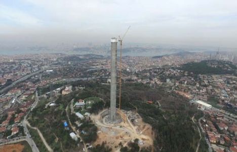 Küçük Çamlıca TV -Radyo Kulesi İnşaatında 200 Metre Aşıldı!