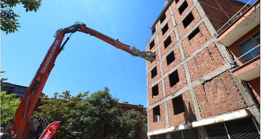 Aksaray Hamidiye Mahallesinde Kentsel Dönüşüm Başladı