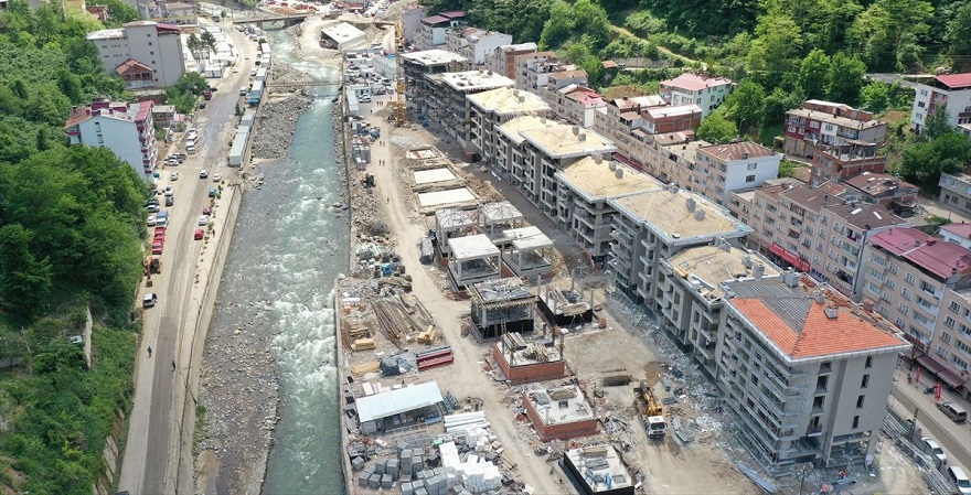 Giresun'da Felaketzedelere Konutları Eylül'de Teslim Edilecek