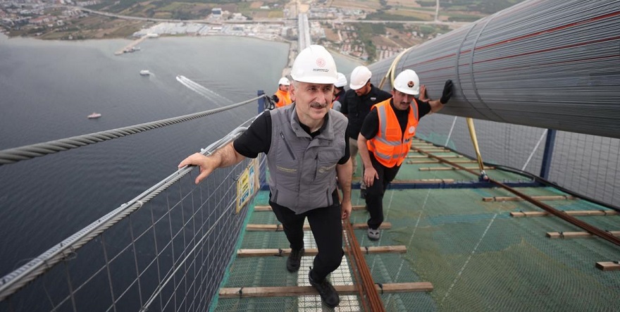 1915 Çanakkale Köprüsü'nde İlk Geçiş Yürüyerek Gerçekleştirildi