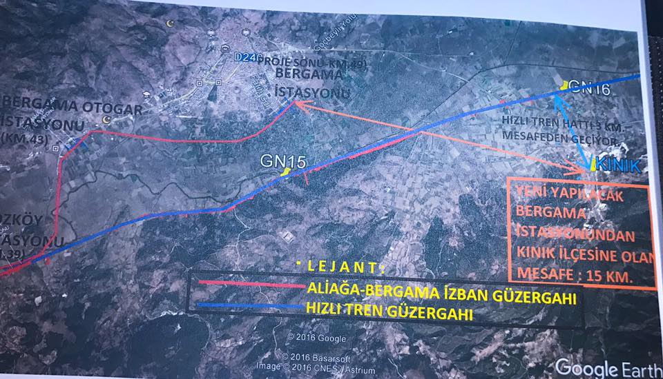 Aliağa-Bergama-Kınık İZBAN Projesinde İlk Adım Atıldı