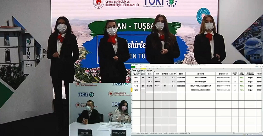 TOKİ Van Tuşba Kura Sonuçları