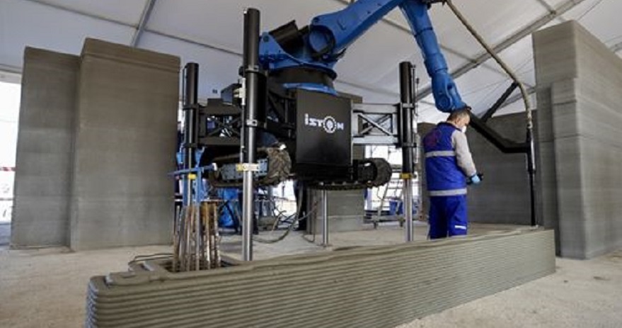 İSTON, Türkiye'nin İlk 3D Beton Baskı Ofis  Binasını İnşa Ediyor