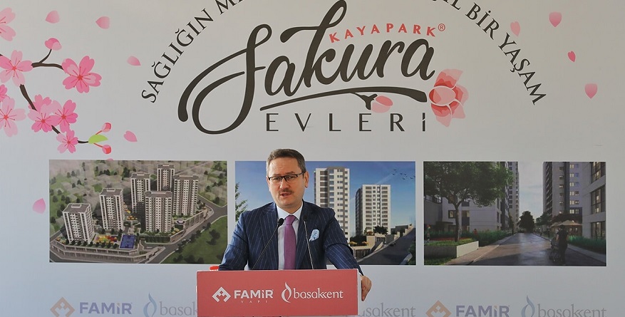 Başakşehir'deki Kayapark Sakura Evleri Projesi Lansmana Çıktı