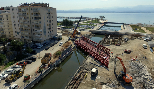 Tramvay İçin 150 Tonluk Çelik Köprü