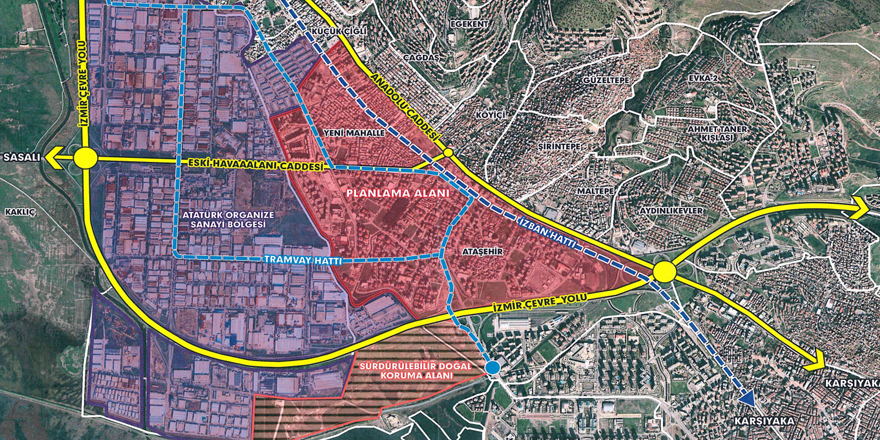 Çiğli Ataşehir Planları Askıya Çıktı