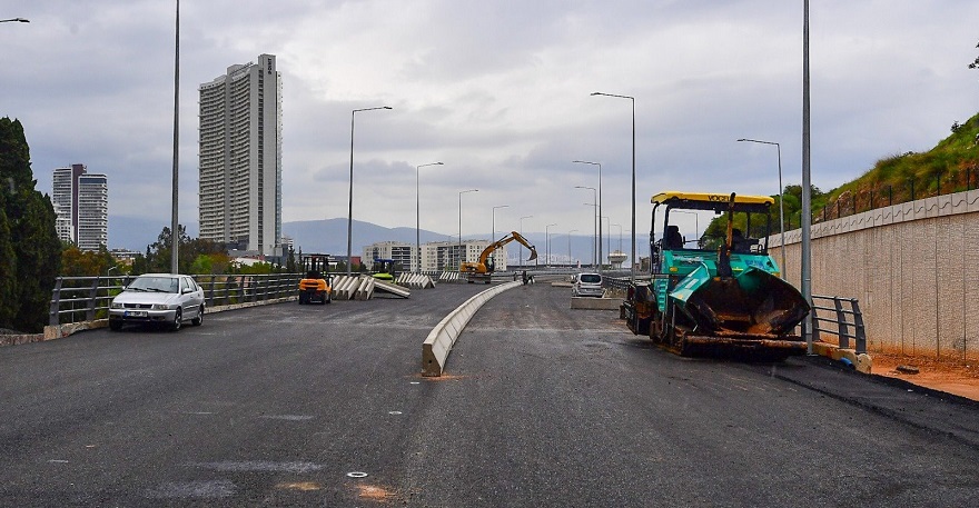 Buca Bornova Yolunun 2,2 Kilometrelik Viyadük Etabı Açılıyor