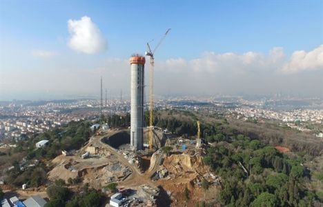 Çamlıca Kulesi 220 Metresinin İnşaatı Bitti!