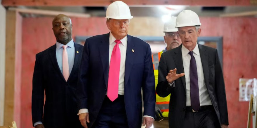 ABD Başkanı Trump’tan, Fed'in İnşaat Projesine Ziyaret
