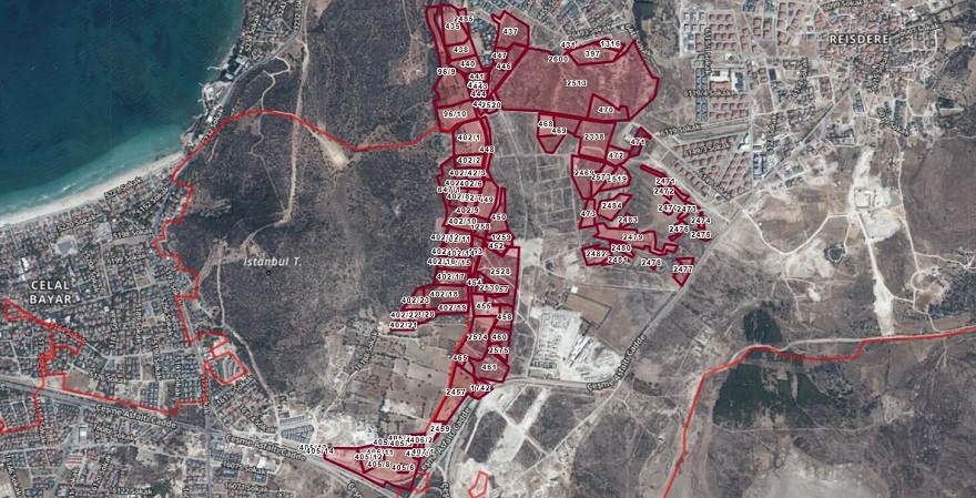 Çeşme'de 243 Hektarlık Tarım Arazisi ve Zeytinlik İmara Açıldı