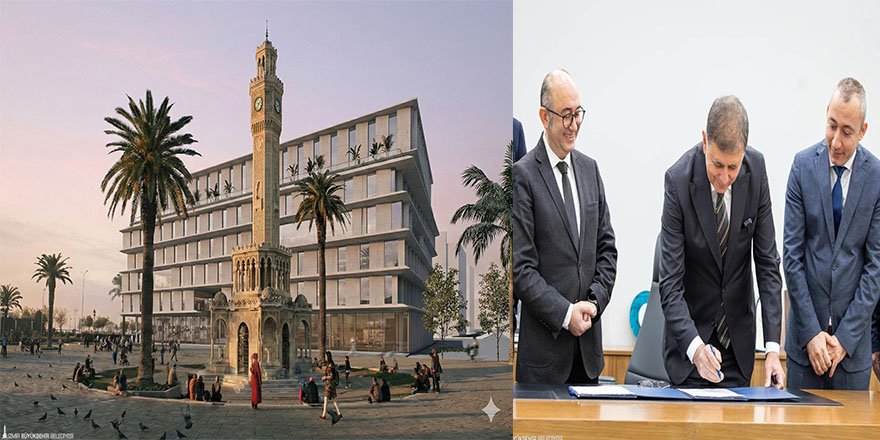 Yeni İzmir Büyükşehir Belediye Binası İçin Yapı Ruhsatı İmzalandı