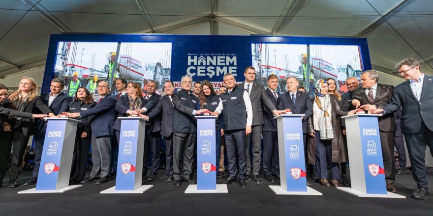 Çeşme’de Kiralık Sosyal Konut Projesi Hanem Çeşme’nin Temeli Atıldı