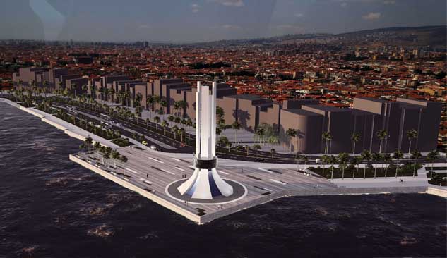 Karşıyaka'nın Simge Anıtı Yenileniyor