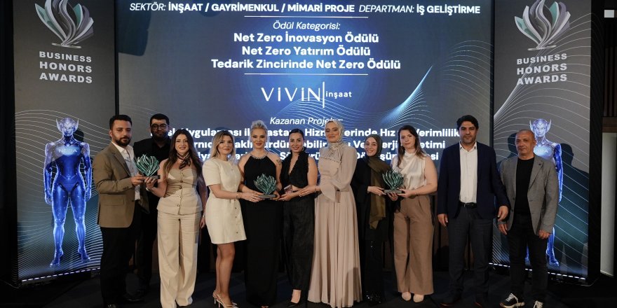 Vivin İnşaat’ın Başarısı Üç Ödül ile Taçlandırıldı