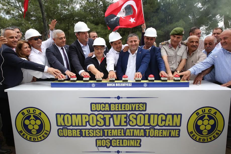 Buca Kompost ve Solucan Gübre Tesisi’nin Temeli Atıldı