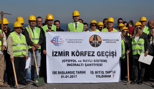 İzmir Körfez Geçişi'ne İlk Kazma Toprak Sahiplerinden