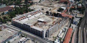 Alsancak Stadı İnşaatı Havadan Görüntülendi