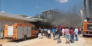 Aydın'daki Rezidans İnşaatının  Deposunda Yangın