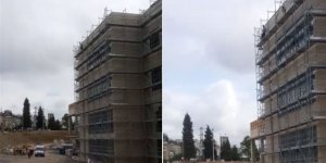 Kocaeli Şehir Hastanesi'nde Ücretini Alamayan 4 İşçi Çatıya Çıktı