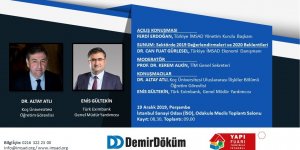 Türkiye İMSAD Gündem Buluşmaları 19 Aralık'ta