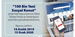TOKİ 100 Bin Sosyal Konut Başvurusu e-Devletten Yapılabilecek