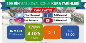 TOKİ Tuzla Kura Sonuçları 16 Mart 2020