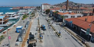 Ayvalık Merkezde Yol Çalışmaları Hızlandı!