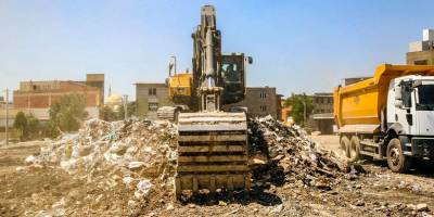 Buca'da 5 bin 400 Tonluk Kaçak Moloz Operasyonu