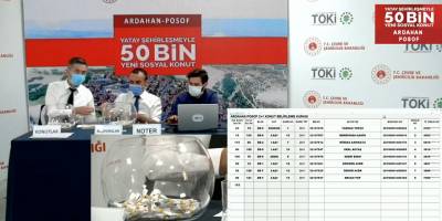 TOKİ Ardahan Posof Kura Sonuçları