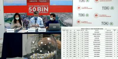 TOKİ Amasya Taşova Kura Sonuçları
