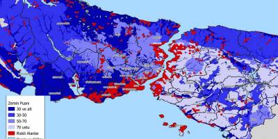 GABORAS İstanbul'un Deprem Haritasını Yayınladı