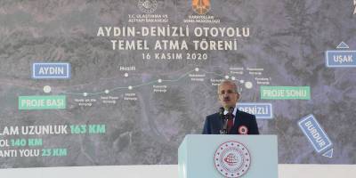 Aydın-Denizli Otoyolunun Temeli Atıldı