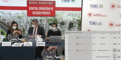 TOKİ Burdur Bozkurt Kentsel Dönüşüm Kura Sonuçları