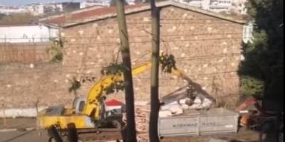 Buca Cezaevinin Yıkım Çalışmaları Başladı