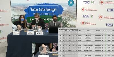 TOKİ Balıkesir Dursunbey Kura Sonuçları